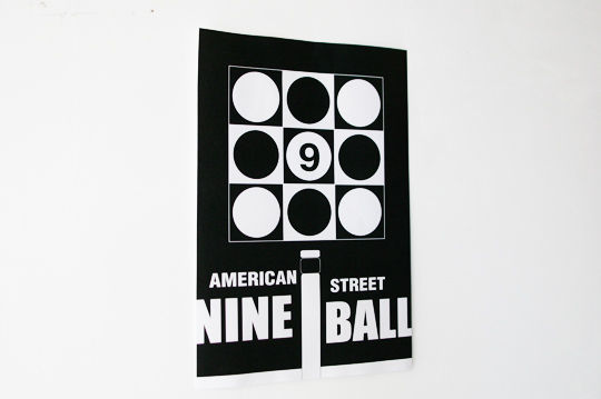 ビリヤードのイベントポスター