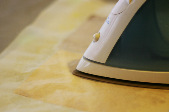 ワックスペーパー｜ろう引き紙、アイロンプレス。